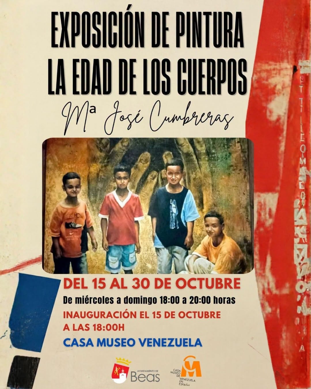 Imagen de la noticia: Beas inaugura el jueves la exposición de María José Cumbreras en la Casa Museo Venezuela