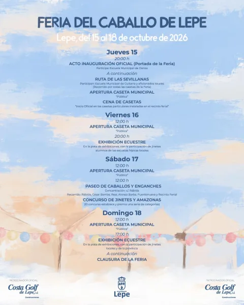 Imagen de la noticia: Lepe celebra desde este jueves su primera Feria del Caballo